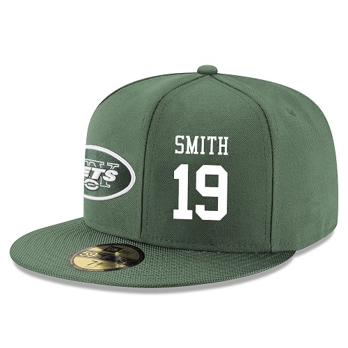 NFL New York Jets #19 Devin Smith Stitched Snapback Adjustable Player Hat - Green/White